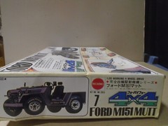 VINTAGE NICHIMO #MC-2055 1/20 SCALE 4X4 FORD M151 MUTT MINT IN BOX