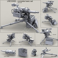 Live Resin 1/35 LRE-35069 Mk47 Advanced Lightweight Grenade Launcher (Set 1)