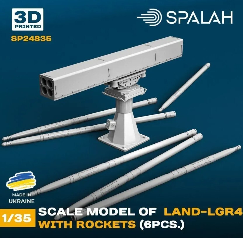 Spalah 24835 1:35 Scale model “LAND-LGR4 with rockets”
