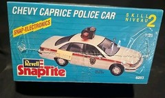 NIB Revell Snaptite Chevy Caprice Police Car. 1/25. #6293 – Factory Sealed