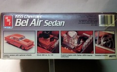 Junkyard Parts – 1/25th Scale AMT ’55 Chevrolet Bel Air Sedan- Just Empty Box