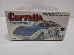 1976 MPC 1-3706 Corvette Convertible 3-In-One Model Kit 1:25 – New