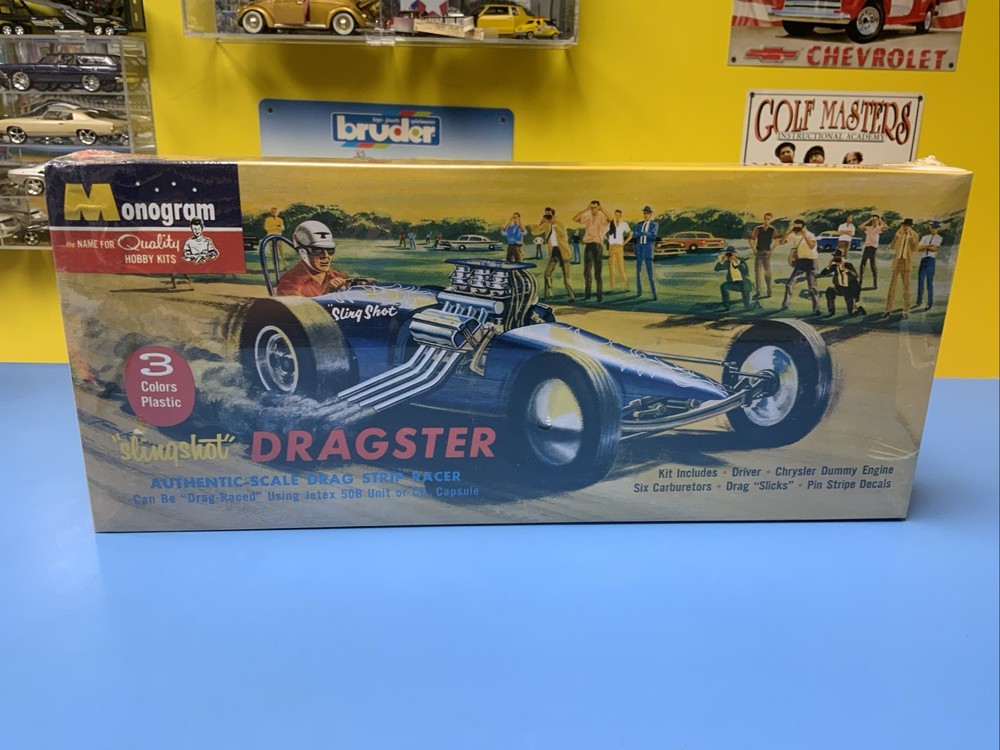 MONOGRAM “SLINGSHOT” DRAGSTER drag strip racer #0789 Released in 1995 NEW