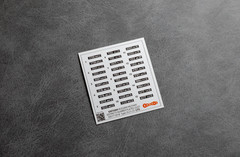 1:72 3D License Plates for scale model Modern Military Vehicles