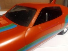 Built 74 Plymouth GTX 440 6 Pak Road Runner 1/25 Scale Model Mopar Muscle Car