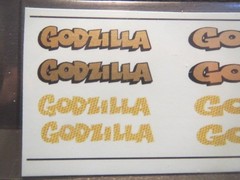 NEW! Godzilla “Spun Gold” 1/25 Decals from Fremont Racing Specialties