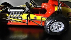 Racer Race Built Metal Model Car 1 1 18 Indy 500 Sprint Midget Dirt Hot Rod