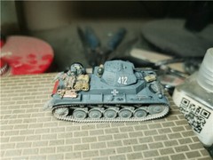Hand Made 1/72 German No. 2 Tank C With Tonic Painted Model！