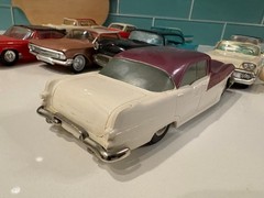 1956 Pontiac Star Chief 4-Door Hardtop Dealer Promo Model Car PURPLE METALLIC