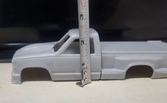 1/24 scale resin 3d printed Chevy OBS step side truck drag body model slot car