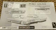 Lot/6 Vintage 1960’s Model Car Kit Instructions AMT IMC FORD LOTUS INDY – DODGE