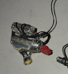 1960s 1/25 Model Car Engines Lot of 5 – Vintage Model Kit Parts – Lot F