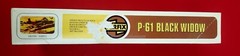 Vintage Airfix P62 Black Widow 1:72 Scale Plastic Model Kit series 4 England