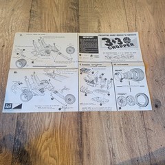 Lot Of 5 Vintage MPC Revell And Monogram Bicycle Model Kit Instructions