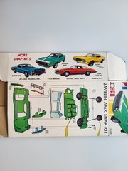 1972 BOX ONLY Johan AMC Javelin AMX Model Snap-Kit CS-504 Gran Torino RARE