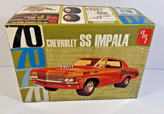 AMT ’70 Chevrolet SS Impala 1/25 Scale Model Kit Instructions & Empty Box Only
