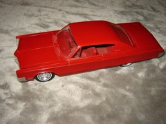 1967 Dealer Promo car Red Colored Chrysler 300 Ex Cond Missing Hood Ornament