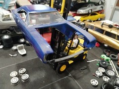 1970 Dodge Coronet Super Bee 1/25 MPc Body And Glass