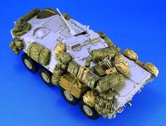 1/35 Cast Resin Model Assembly Kit, GK, LAV-25 Wheeled Armored Vehicle Debris…