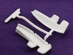 1940 Willys FRONT INNER FENDERS for AMT 1:25 Model Kit 40