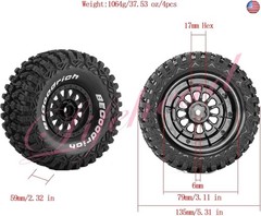 Lifehead RC UDR Sand and snow tires?Suitable for TRAXXAS 1/7 UDR 85086-4 /