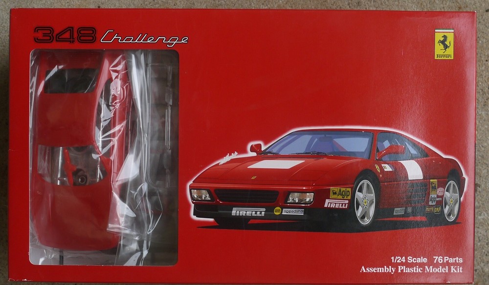 Fujimi 1/24 Scale 123202 Ferrari 348 Challenge Model Kit NEW NOT SEALED US SHIP