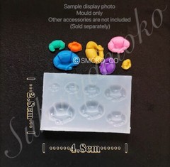 1:12 Scale DIY 3D Dollhouse Miniature Resin/Polymer Clays Mould – No# 05