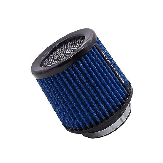 4 inch Cone Intake Filter for Engine Cold Air Inlet 76mm 89mm 101mm A-4in-Blue