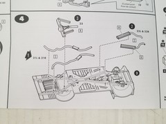 1960 Chevy Nomad Station Wagon REAR AXLE from AMT 1:25 Model Kit 60 Chevrolet