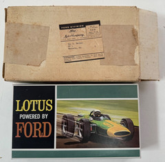 Lotus Powered by Ford, AMT, 1963 with Original Mailing Box from Ford Motor Co.