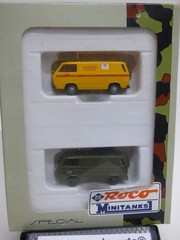NEW Roco Minitanks / Herpa Special 810 German VW Type 2 Van Set Lot #6607K©