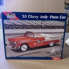 Revell ’55 Chevy Indy Pace Car model New in opened box Sealed Bags