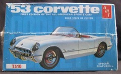 AMT ’53 CORVETTE FIRST EDITION AMERICAN SPORTS CAR 1:25 SCALE NIB Sealed