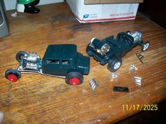 (2) Vintage 60’s Hot Rod Model Car Built Ups