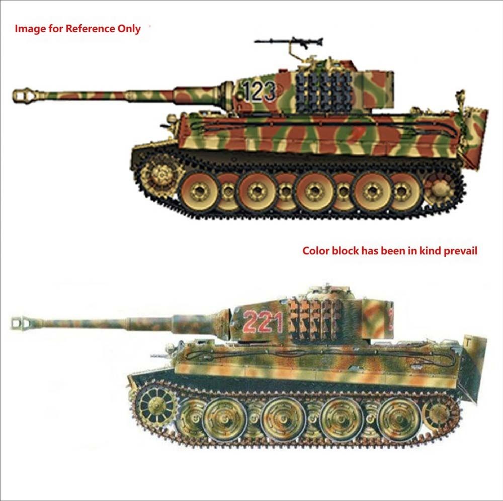 1/35 CJ4012C Camouflage Masking Sheet for Tiger Tank