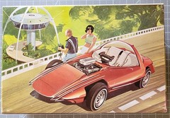 AMT Silhouette Custom Show Car Kit T276 1968 Open Art Box Stock, Street or Drag