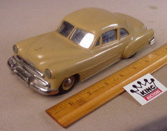 Vintage 1951 Chevrolet Style Line Coupe Promo Car Bank 1:25 Chevy Beige