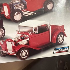 🏆Lindberg🏆1934🇺🇸Ford Roadster Pickup 3 Way Build 1/24 Model Sealed