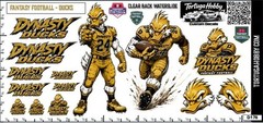 Fantasy Football – Dynasty Ducks – Waterslide Decals for Your favorite Hobby