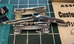 HTF OG VTG AMT 1959 FORD GALAXIE CONVERTIBLE #139 1-CK Car Kit Started + XTRAS