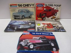 15 MPC and Monogram Model Box Lids with 1957 Chevy, Malibu, Scavenger
