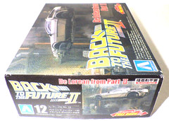 AOSHIMA De Lolean BACK TO THE FUTURE PART 2 1/43 Plastic Model Kit Japan Vintage