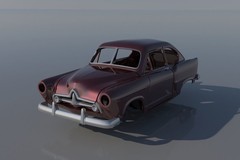 ABS Like Resin 3D Printed 1951 Henry J Model in 1/25