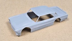 ABS-LIKE RESIN 3D PRINTED 1/25 1966 NOVA CHEVY II DIRT CIRCLE TRACK BODY ASPHALT