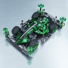Silver JueDi ZhanChe Mini 4WD, Carbon & Alloy Upgraded, Ready to Run