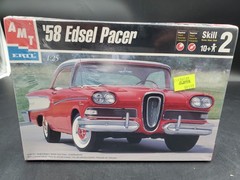 🔥🔥😎1999 AMT / ERTL ’58 Edsel Pacer 1/25 Scale Plastic Model (MPN 30032)🔥😎🚦