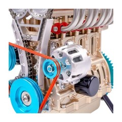 SKILL 4 MODEL KIT 4-CYLINDER DIECAST ENGINE BY MOTOR CITY CLASSICS 99001