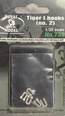 Royal Model 739 1/35 Tiger I Tank hooks