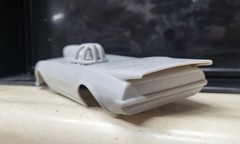 1/24 scale resin 3d printed 1967 Camaro Roadster drag body slot car model