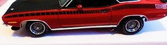 Plymouth Cuda Classic Custom Built Metal Model Concept Hot Rod Race Car